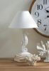 White Seahorse Table Lamp