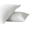 Pillow Cases Standard Size, Soft White Pillow Cases Set of 2, Pillowcases Standard, Premium Soft Linen Pillow Case with Envelope Enclosure 20"x27"